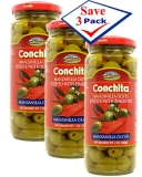 Conchita stuffed imported Spanish olives  7 Onz Pack of 3